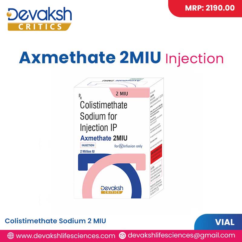 Colistimethate Sodium for injection Ip