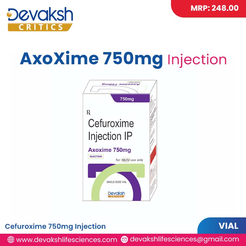 AxoXime 750mg Injection